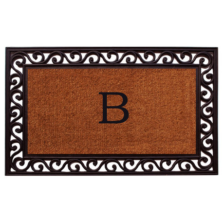 Rembrandt Monogram Doormat 22"x36", Letter B