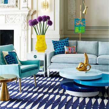 Transitional Living Room