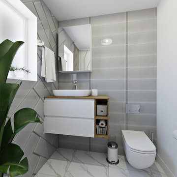 Before&After of the House with the Home Office and Laundry