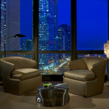 A First Class Retreat - Living Room Night