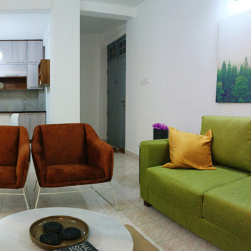 Apartment interior transformation