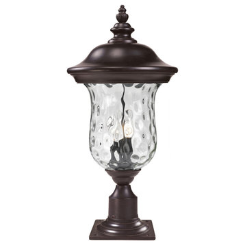 Armstrong 3-Light Outdoor Post Mount, Rubbed Bronze 533PM Mount - incl.