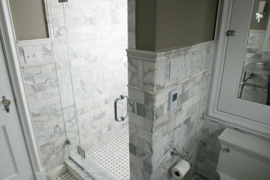 Example of a trendy bathroom design in Other