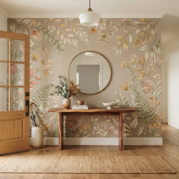 Custom Wall Mural — Residential Interior