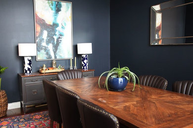 Dining room - small eclectic dining room idea in Toronto