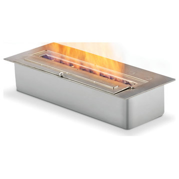 EcoSmart™ XL500 Bio Ethanol Burner, Ventless Fireplace Kit, Stainless Steel