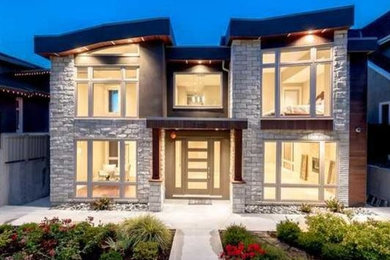 Inspiration for a modern exterior home remodel in Vancouver