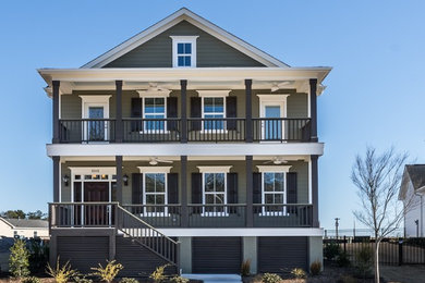 Inspiration for a large timeless home design remodel in Raleigh