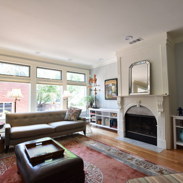 Transitional Kitchen, Master and Guest Bath Update in Historical Denver Square