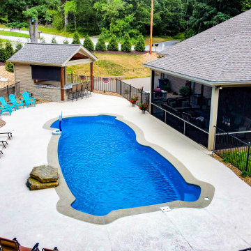 Pool House and Screen Room Area