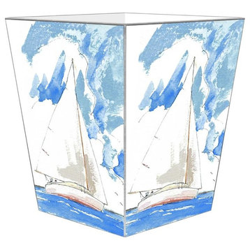 Sailboat Wastepaper Basket by Bill Kelley