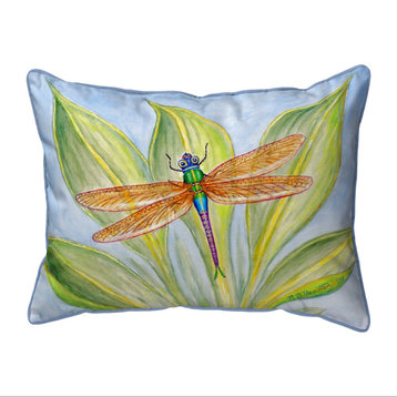 Betsy Drake DragonFly Large Indoor/Outdoor Pillow 16x20