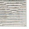 Vibe by Jaipur Living Wilmot Stripes Gray and Light Blue Area Rug 5'3"x8'