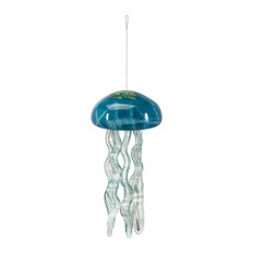 50 Most Por Beach Style Wind Chimes For 2018 Houzz Imax Worldwide Home Jellyfish Large Gl Windchime Wind Chimes