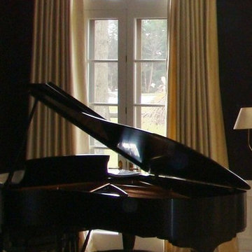 Custom draperies and window treatments