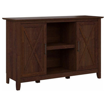Pemberly Row Accent Cabinet with Doors in Bing Cherry - Engineered Wood