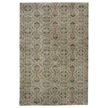 Rug N Carpet - Hand-knotted Anatolian 6' 1'' x 9' 2'' Contemporary Vintage Rug