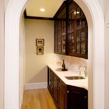 Traditional white inset kitchen in Belmont