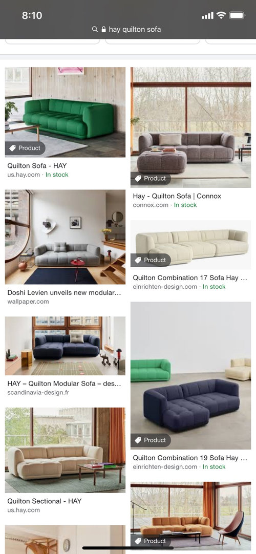 Does anyone own a HAY sofa?