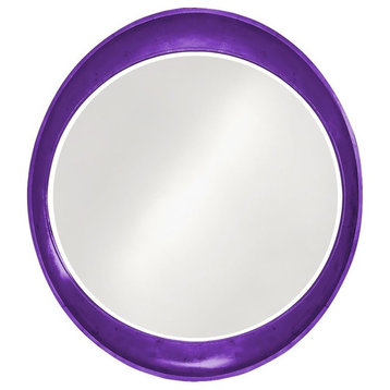 Howard Elliott Ellipse Glossy Royal Purple Mirror