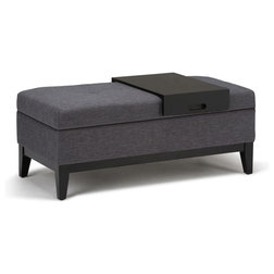 Transitional Accent And Storage Benches by VirVentures