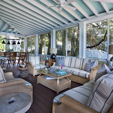 Bright Blue Beach House
