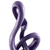 Abstract Resin Handmade Sculpture, Violet, Small