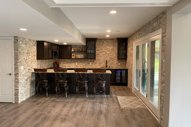 Inspiration for a basement remodel in Grand Rapids