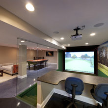 Preserve House - golf simulator