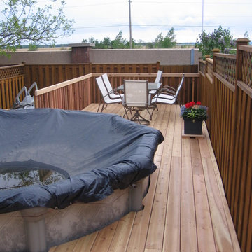 Collection of Cedar andPressure Treated Decks