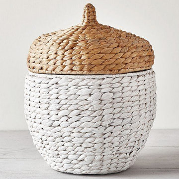 Viet Nam Handicraft Water Hyacinth Hamper Basket Storage Animal Shaped