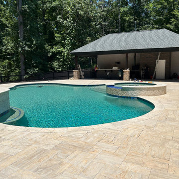 Luxury Pool & Pavilion with Outdoor Kitchen