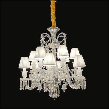 12 Light Crystal Pendant Baccarat Chandelier