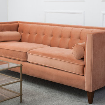 Jack Tuxedo Sofa, Orange