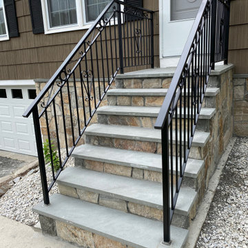 Custom Wrought Iron Railing Installation in Waterbury, CT