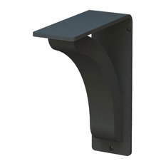 Stout Wrought Iron Corbel, 3", 6x8, Aged Pewter