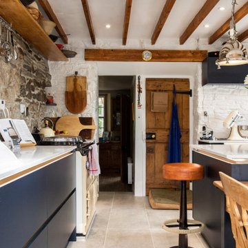 Cottage Kitchen With a Contemporary Twist