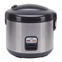 SPT - SPT 10 Cups Rice Cooker with Stainless Body From Vistastores - Rice Cookers And Food Steamers