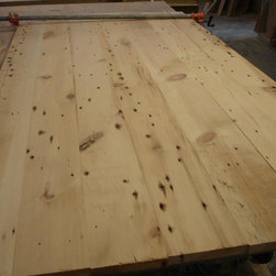 Nantucket reclaimed lumber heart pine counter top - Kitchen Countertops