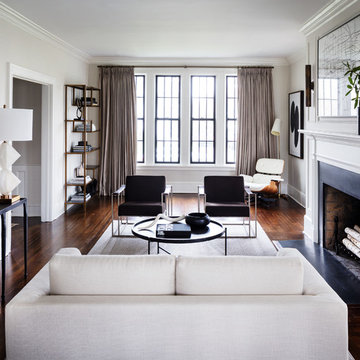 Transitional Living Room