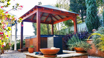 colorbond huts and gazebo's