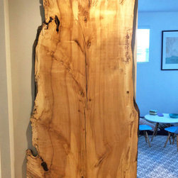 Live Edge Solid Maple Sliding Door - Home Improvement
