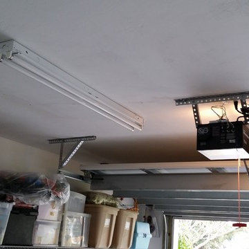 Garage Lighting Upgrade and bringing up to code (Aesthetically)