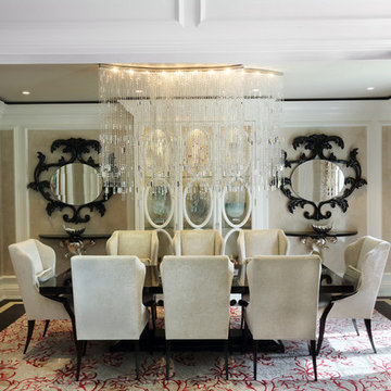 Contemporary Glam Dining Room