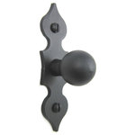 Bushere & Son Iron Studio Inc. - SHK15 Spanish spade iron cabinet knob slim smooth - SHK15 Spanish spade slim knob (smooth)