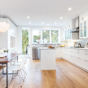Park Slope Wood Frame Kitchen and Dining Room