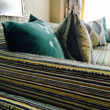 Living Room Color + Pattern = LOVE