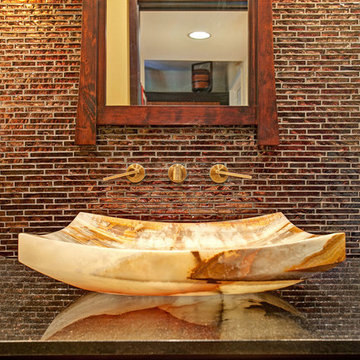 Asian-Inspired Powder Room