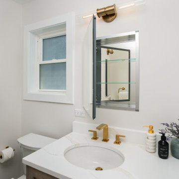 Bernard Bathroom Remodel: Neutral Modern Oasis