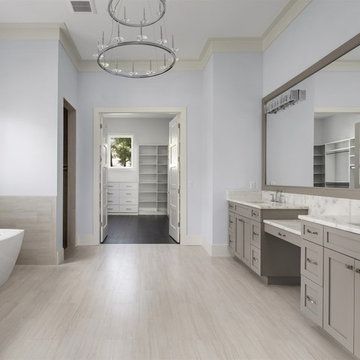 New Transitional Custom Home Overlooking the First Green in Bay Hill